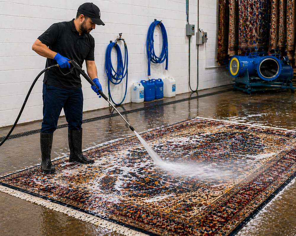 Rug Cleaning Process Miami Florida FL